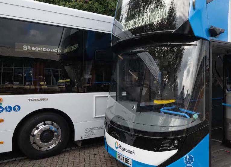 VEV supports Stagecoach’s Bus Electrification with high-power charging, solar power & control platform