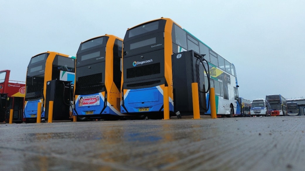 Bus Electrification with DC Charging and Solar Power